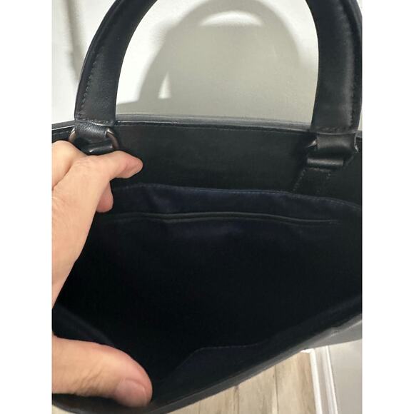 TUMI Mariella Collection Thalia Satchel In Black Calf Leather - Picture 13 of 13